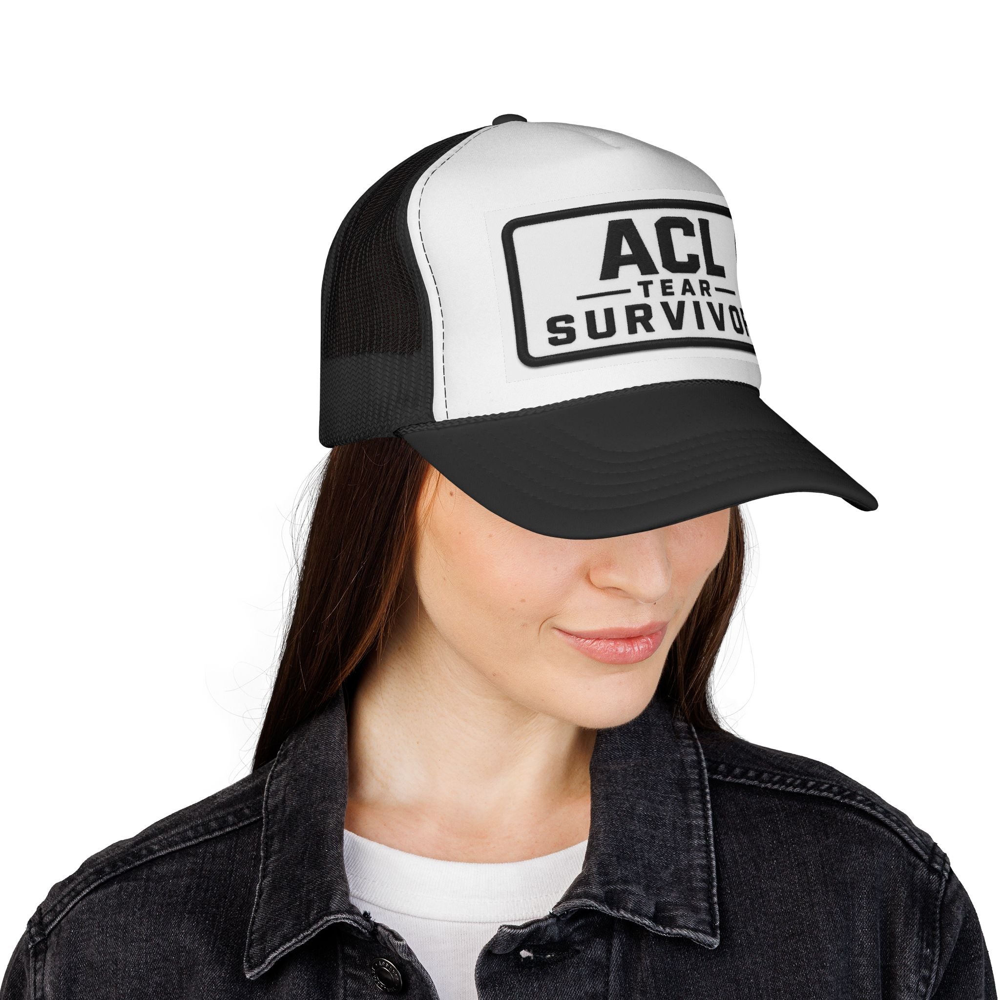 ACL Tear Survivor Trucker Cap – Adjustable Recovery Hat for Injury Awareness